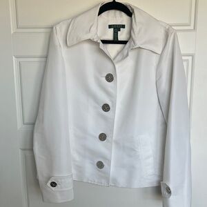 Lauren Ralph Lauren White Jacket Size L